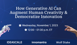How Generative AI Can Augment Human Creativity & Democratize Innovation